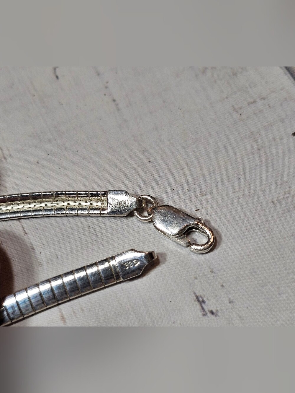 Sterling Omega Chain - Picture 4 of 7